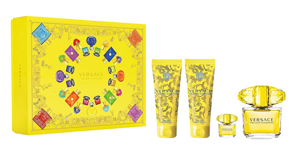 Eau de Toilette Spray (3oz/90ml): A sparkling floral-woody fragrance that exudes confidence and femininity. Shower Gel (3.4oz/100ml): A refreshing shower gel that gently cleanses and leaves skin delicately scented. Body Lotion (3.4oz/100ml): A hydrating body lotion that nourishes and softens the skin, while enhancing the fragrance's longevity. Rollerball (0.17oz/5ml): A convenient travel-sized rollerball for touch-ups on the go.