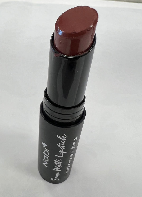 Semi Matte Dark Red Lipstick