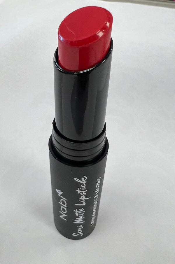 Semi Matte Bright Red Lipstick