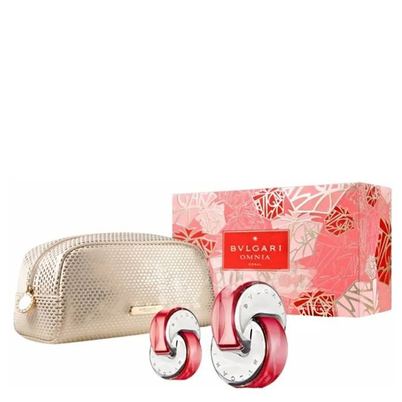 Bvlgari omnia coral set edt store 65 ml edt 15 ml