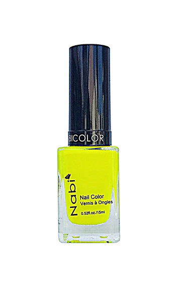 NP36 - Nabi 5 Nail Polish Neon Funky Yellow