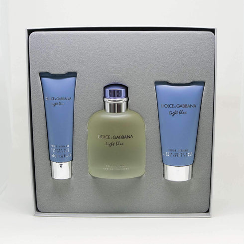 Buy Fragrance and Perfume Online from Canada No 1 Perfume Store for D&G Light Blue Gift Set By Dolce Gabbana For Men Colognes