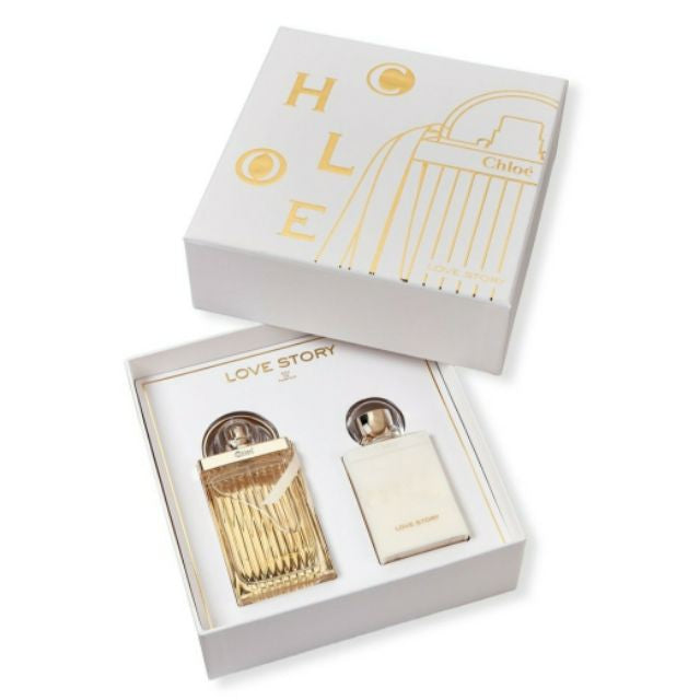 Gift Set Chloé Love Story CHLOE LOVE STORY 75ml EDP SPRAY+ 100ml